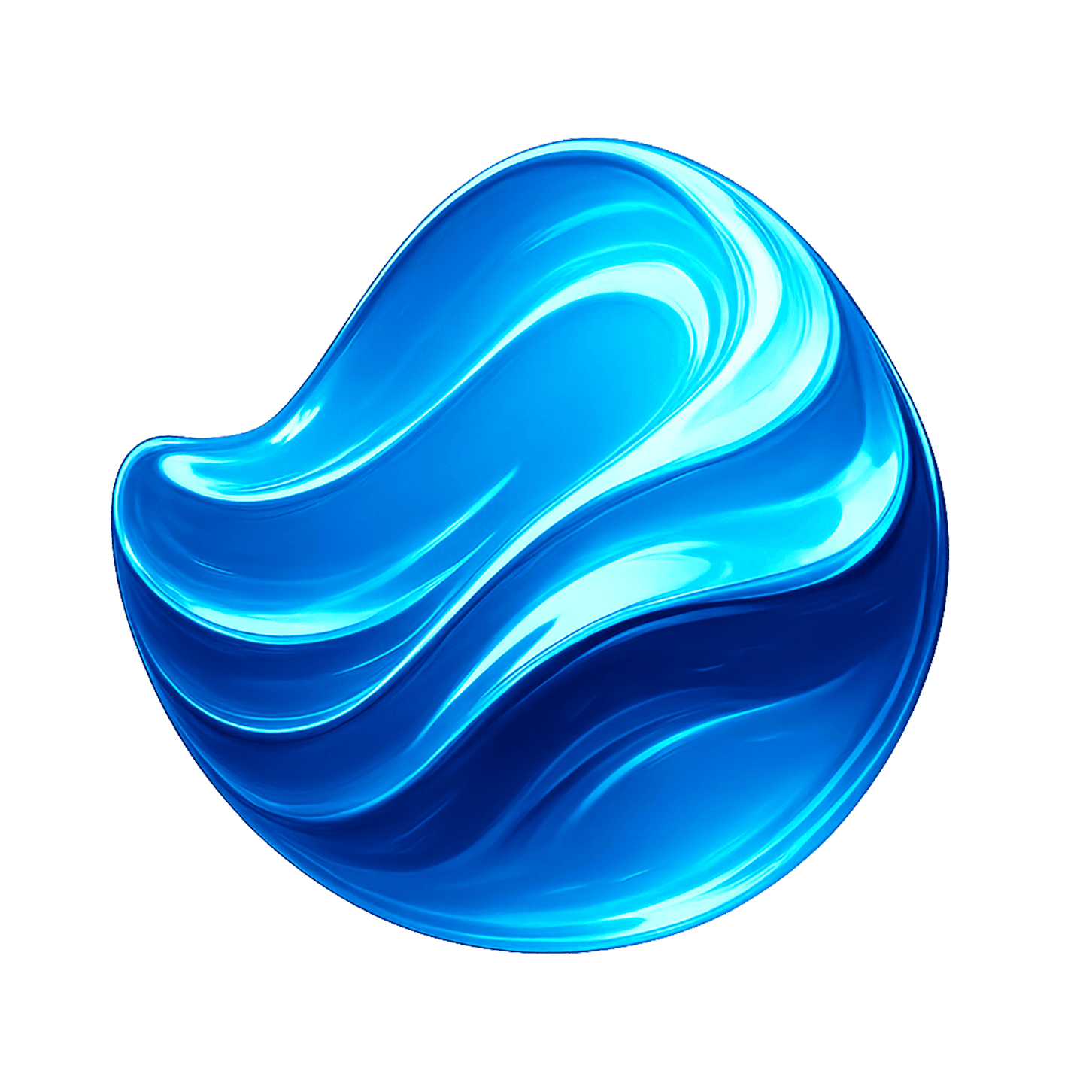 Abstract blue IT solutions graphic
